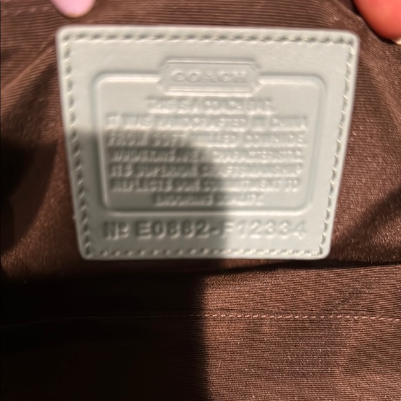 Coach Vintage Chelsea Satchel in Light Blue - EUC! - Picture 5 of 6